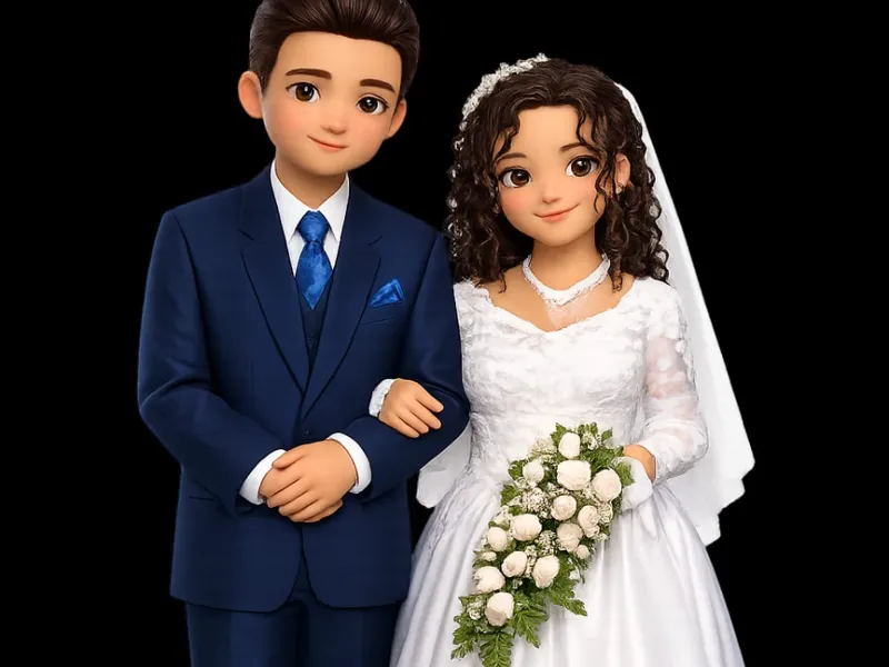 modelo de casamento