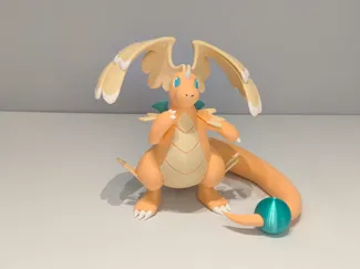 宝可梦 第一世代 #0149.1 超级快龙(Mega Dragonite)多色模型