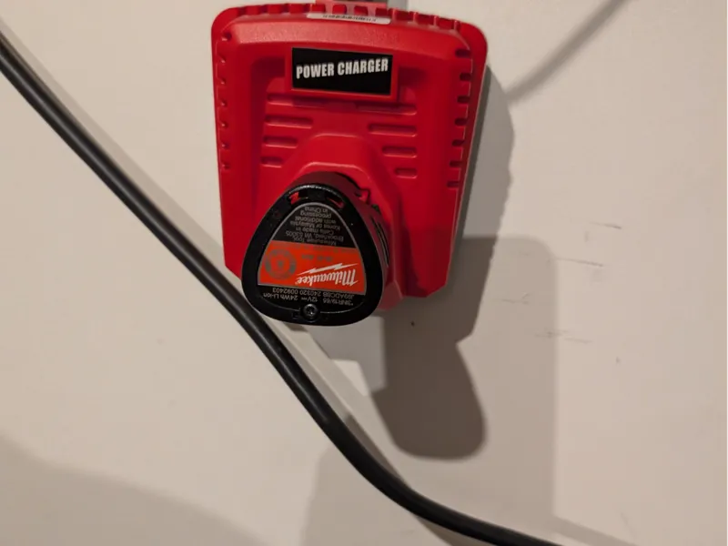 Milwaukee N12 Battery Charger Wall Mount