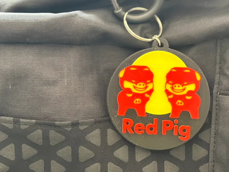 红猪 RedPig 挂件 钥匙扣