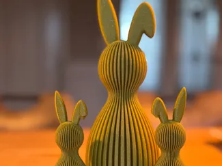 Easter Bunny folded ear