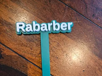 Moestuinsteker Rabarber
