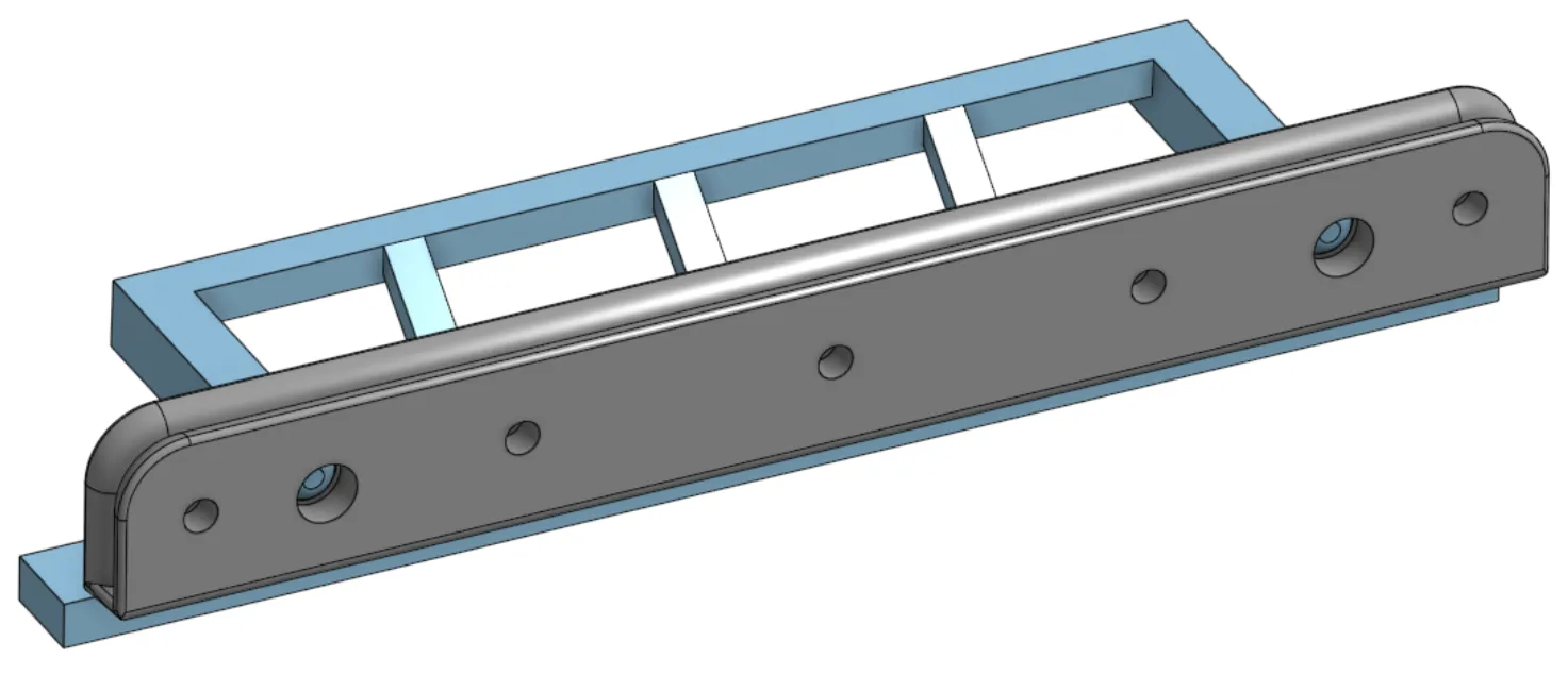 Body clip with Danchee Ridgerock frame.