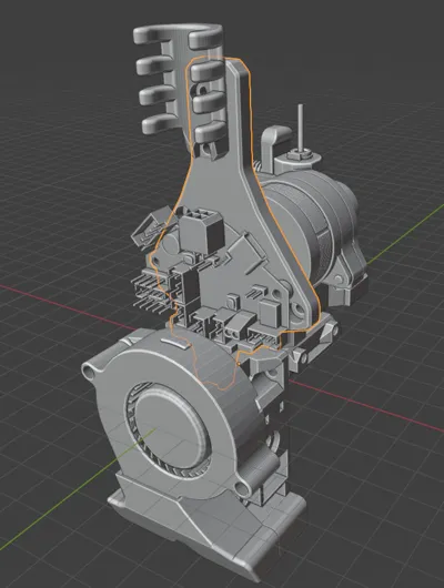 BTT EBB36 EVA 3.0 ORBITER cable guide mount