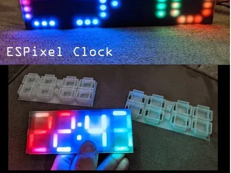 ESPixel Clock LED diffuser