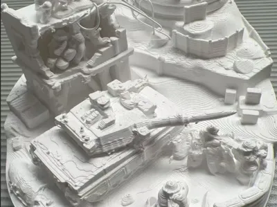 Delta Battle Scene Model