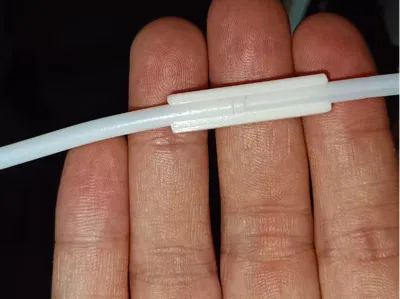 PTFE tube connection