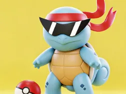 3Dプリント ポケモンゼニガメ - 無料3Dモデル -MakerWorld