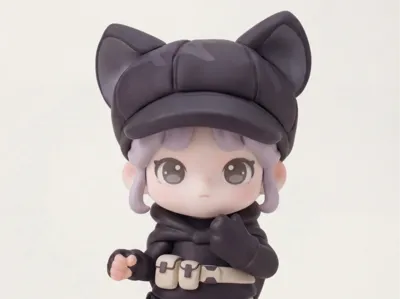 [Black Goat] Delta Action - Luna Chibi Arknights Collaboration Skin Cute Model