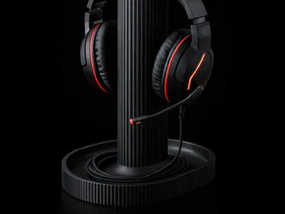 elegant and practical headphone stand