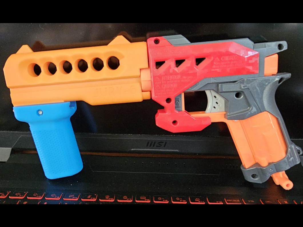 Grand Jury barrel insert for Nerf Mega Bigshock