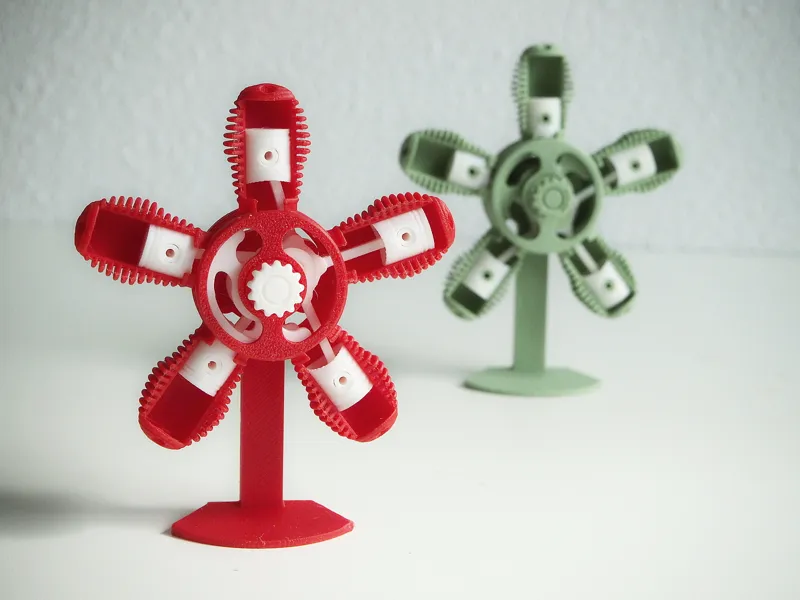 Radial/Rotary Engine Fidget