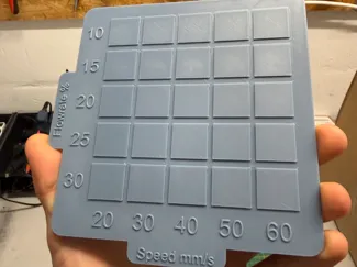 Ironing Calibration Test 