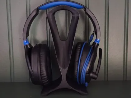 Modern minimalist headphone stand. NO SUPPORTS!