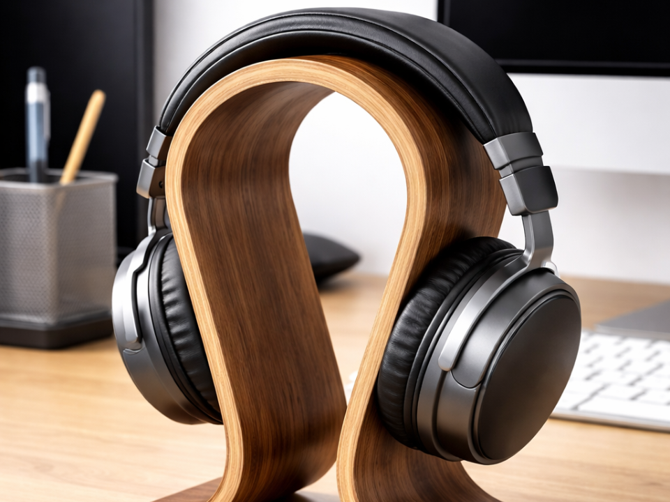 Supporto Cuffie Moderno Curvo