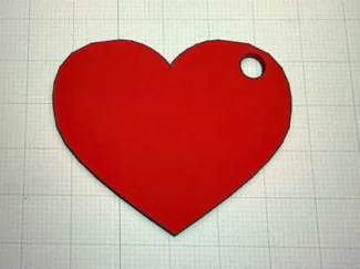 portachiave a cuore personalizzabile 