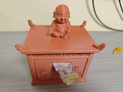 Merit Box Piggy Bank -- Blessed in a Dream