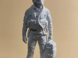 MILITARY PILOT FIGURE