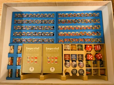 Imperial Elegy Organizer with Nation Counter Tray