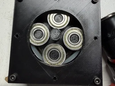 Peristaltic Pump V1 Driven by Power Drill Chuck