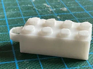 Compatible Brick keychain