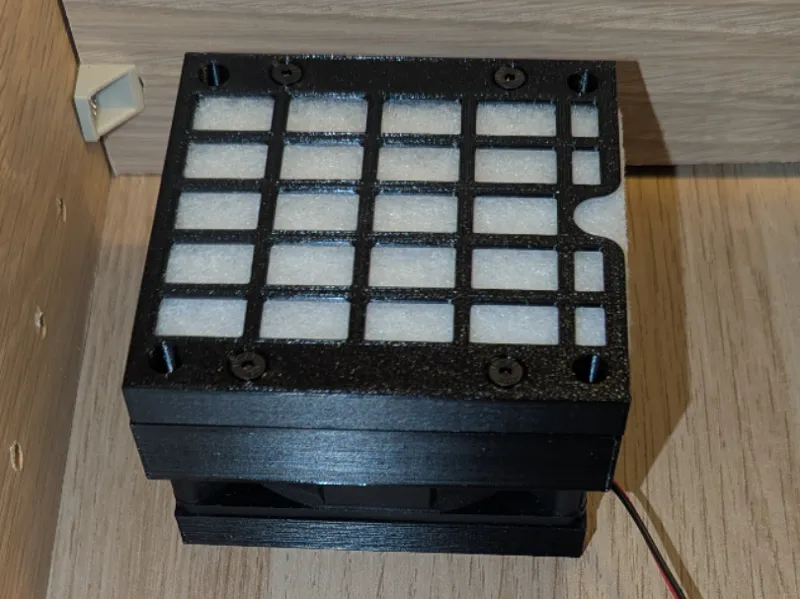 activated carbon exhaust air filter for wardrobe