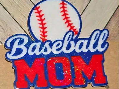Baseball Mom Bogg Charm