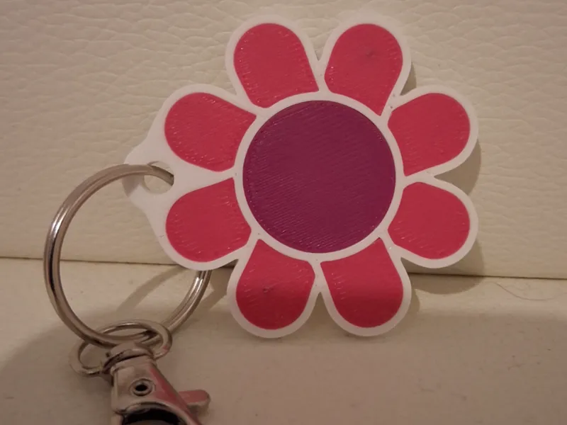 Porte clé Fleur