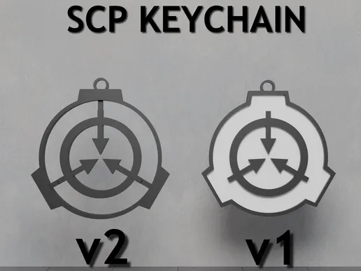 SCP Logo Keychain