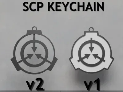 SCP Logo Keychain
