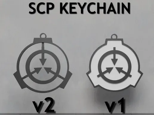 SCP Logo Keychain