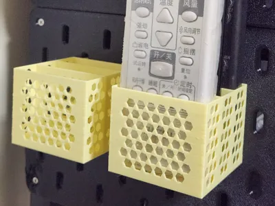 IKEA Skadis Pegboard Remote Control Basket For_IKEA_Skadis