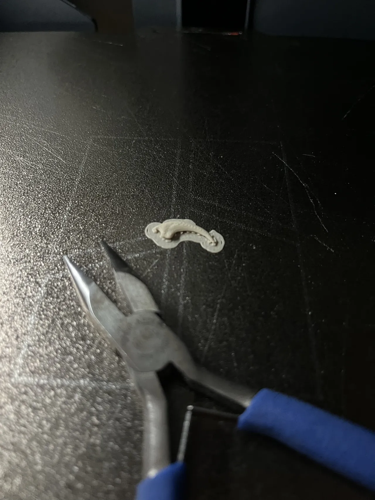 ps1 Flipped Raptor Claw Earring view 4