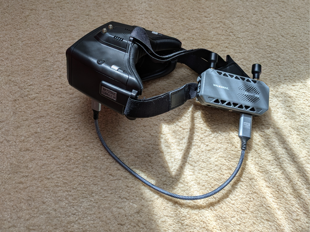 Ascent VRX FPV Goggle Headband Mount