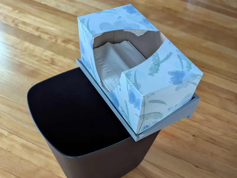 Waste Basket Tissue Holder