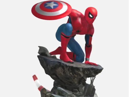 spiderman captain america