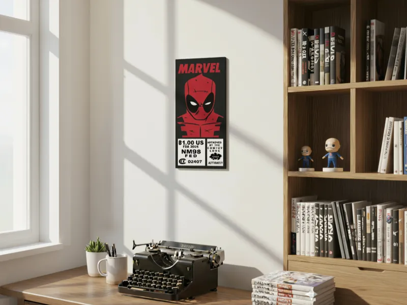 Deadpool Marvel Corner Box-Comic decoration