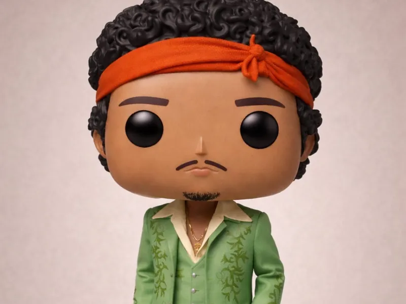Pop Star Figure 3D- ( AI Generated )