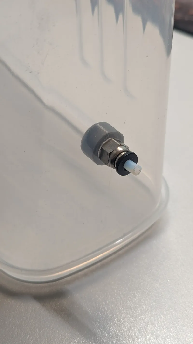 fitting nut & filament guide for Filament dry box