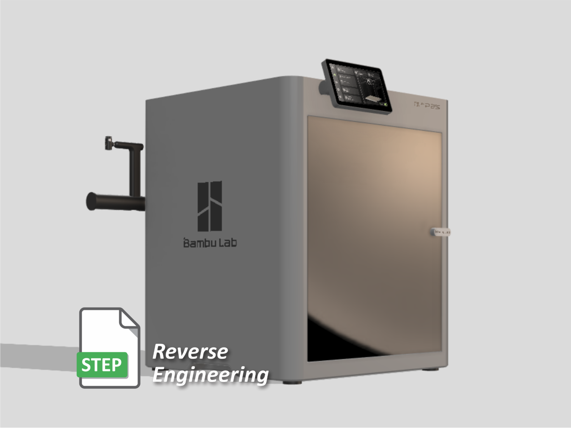 Bambu Lab P2S – STEP/CAD Model