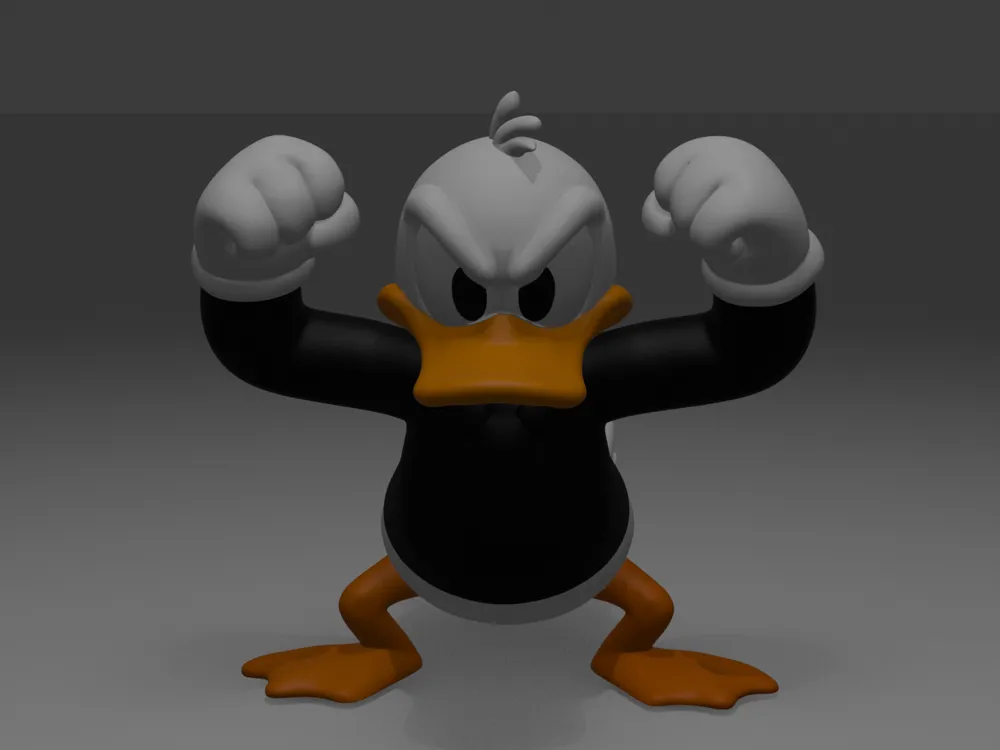 Angry Donald – Multi-Part Print (No AMS Required) - Free 3D Print Model ...