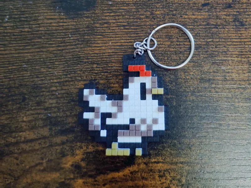 Stardew Valley Chicken Pixel Art