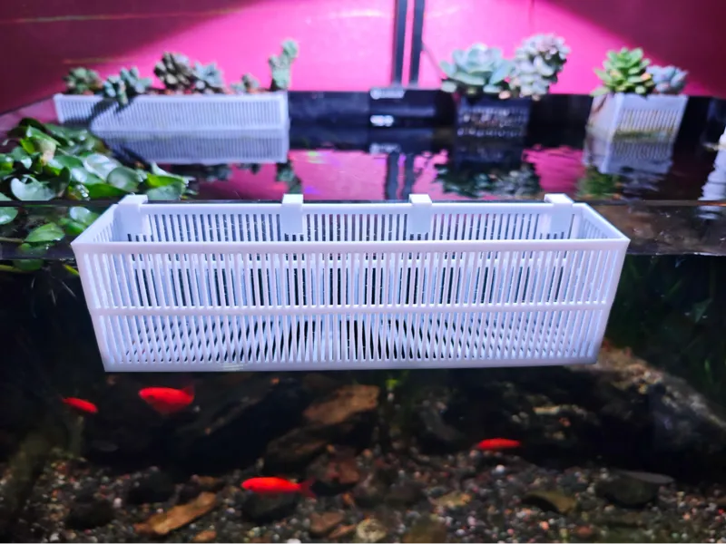 8MM玻璃鱼缸定植篮\植物挂篮\水培篮\种植篮\水培篮.3mf