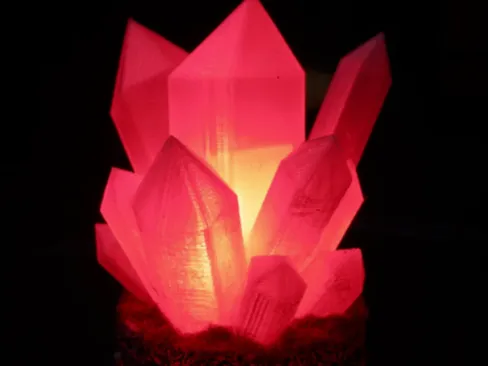 Crystal LED lamp