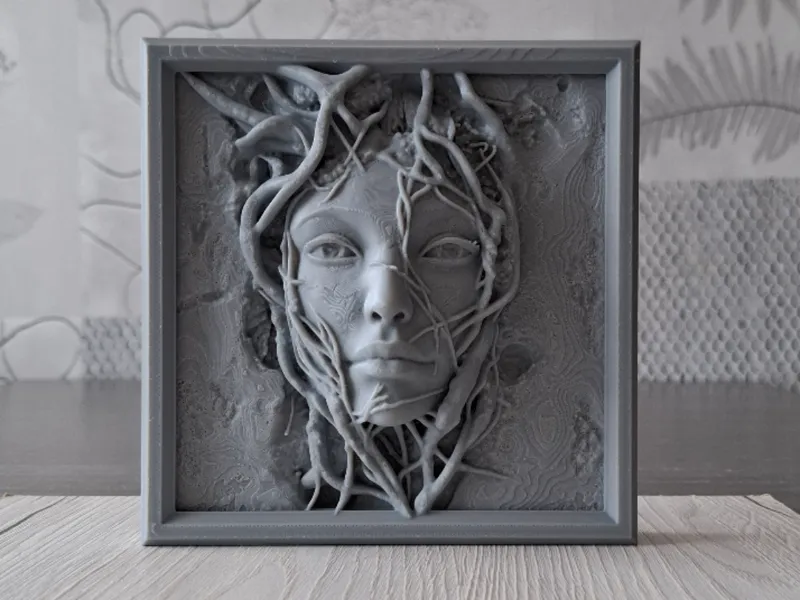 Rooted Within - Relief Sculpture