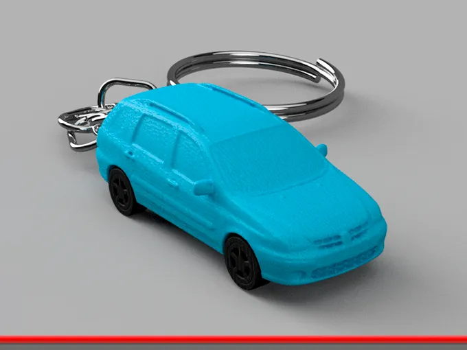 Fiat Palio Weekend Keychain
