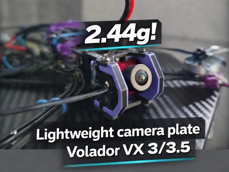 Lightweight Camera Plate for Volador VX 3 / 3.5