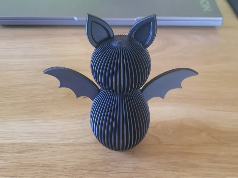 Japandi bat bunny, bat rabbit, eastern, halloween