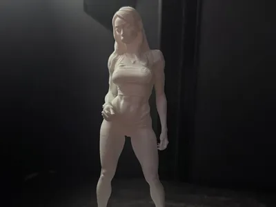 Athletic Female Figurine – Strong Fitness Pose
