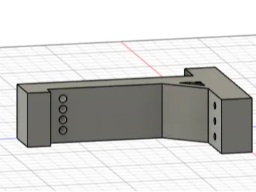 Desk Shelf Top Installation Plate
